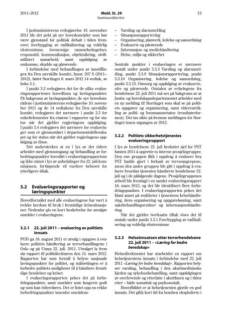 Meld. St. 29 (2011–2012) - Finanstilsynet