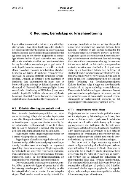 Meld. St. 29 (2011–2012) - Finanstilsynet