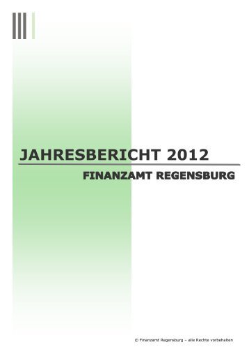 2012 - Finanzämter in Bayern