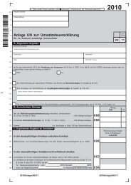 Anlage Ur Zur Umsatzsteuererklarung