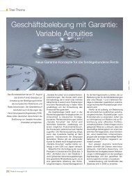 Variable Annuities - Finanz-Archiv