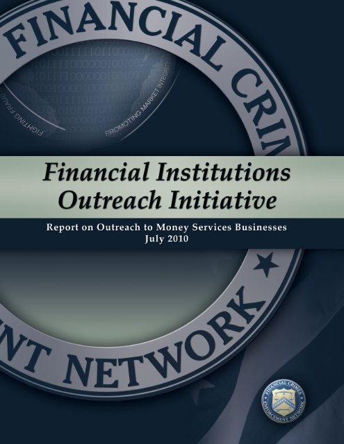 1 Report on Outreach to Money Services Businesses ... - FinCEN