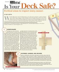 Deck Safe? Is Your - Fine Homebuilding