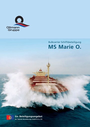 MS Marie O. - Finest Brokers GmbH