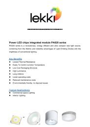 Power LED chips integrated module PA020 series