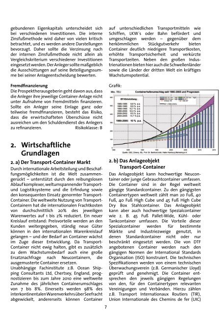 Rendite Container - Finest Brokers GmbH