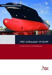HSC Aufbauplan VII Schiff - Finest Brokers GmbH