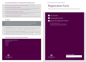 REGISTRATION FORM - pdf - Fingal County Council