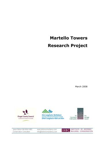 Martello Towers Research Project (2008) - Fingal County Council