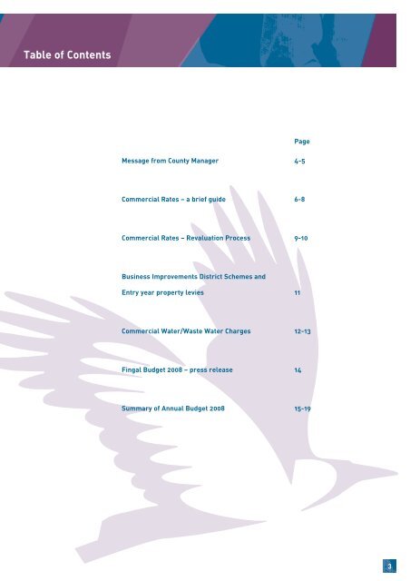 Commercial Rates / Charges & Annual Budget - Fingal County Council