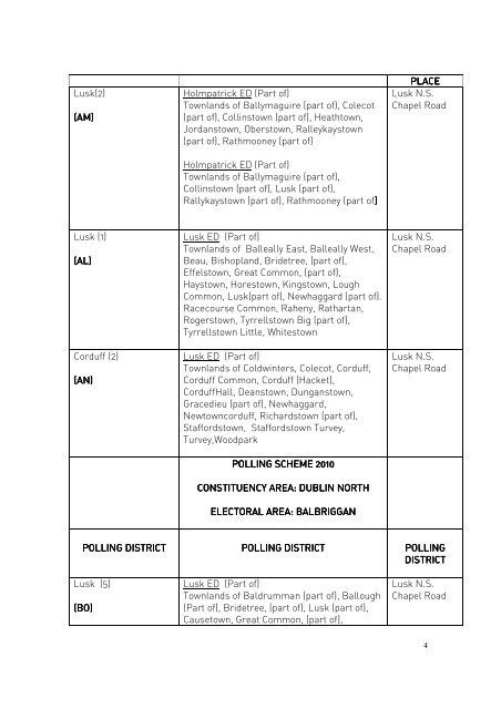 Download POLLING SCHEME - Fingal County Council
