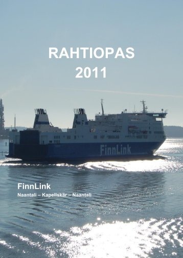 RAHTIOPAS 2011 - Finnlines