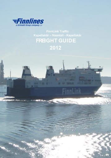 FinnLink Freight Guide 2012 - Finnlines