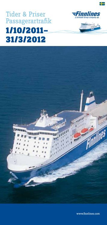 Tider & Priser Passagerartrafik - Finnlines