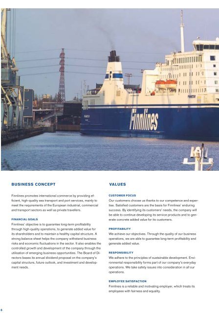 Annual Report and Financial Statements 2007 - Finnlines