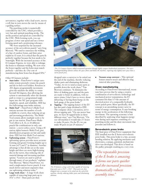 volume 19 - issue 2 - Finn-Power International, Inc.