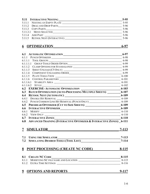 Stand-Alone Punch machine user manual - Finn-Power International ...