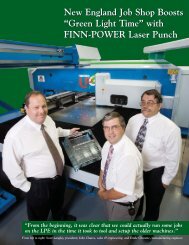 Green Light Time - Finn-Power International, Inc.