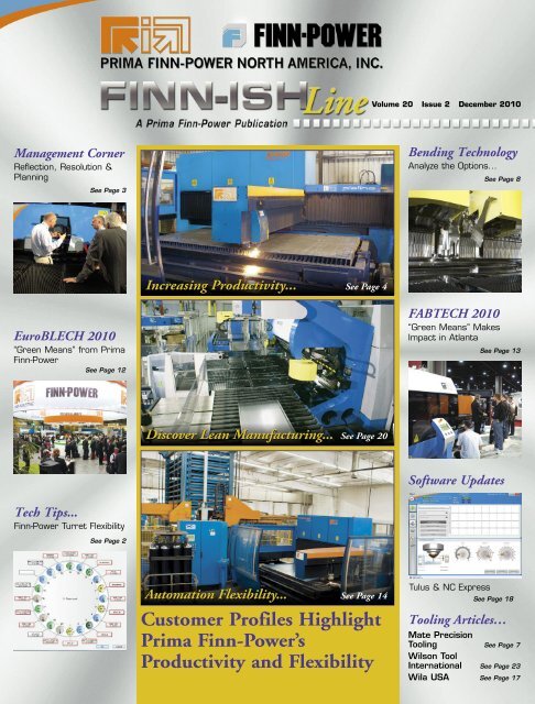 Volume 20 Issue 2 - Finn-Power International, Inc.