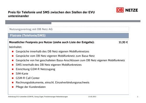 Produktpraesentation Anbindung EVU ... - DB Netz AG - DB Netze