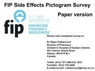 FIP Side Effects Pictogram Survey Paper version