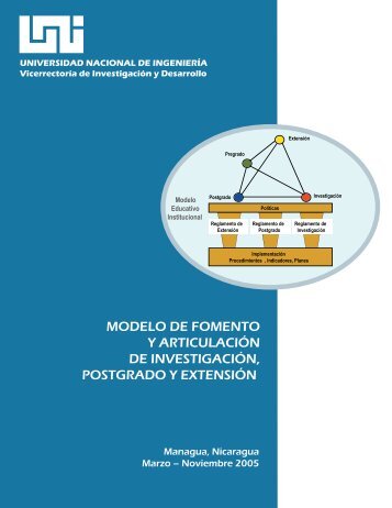 Modelo de Fomento y Articulación en Investigación, Postgrado y ...