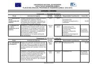 plan de mejoras - Inicio - Universidad Nacional de Ingeniería