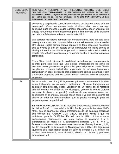 Estudio de Entorno del Programa de Ingeniería Química - FIQ ...