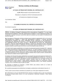 Normas Jurídicas de Nicaragua - FIQ