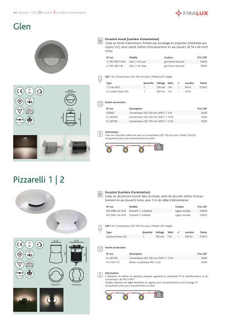 Téléchargement en PDF - Firalux Design AG