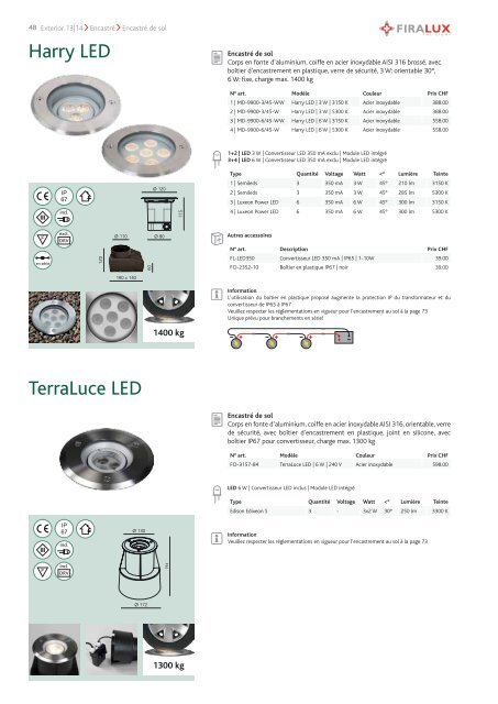 Téléchargement en PDF - Firalux Design AG