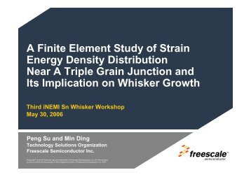 A Finite Element Study of Strain Energy Density ... - Freescale
