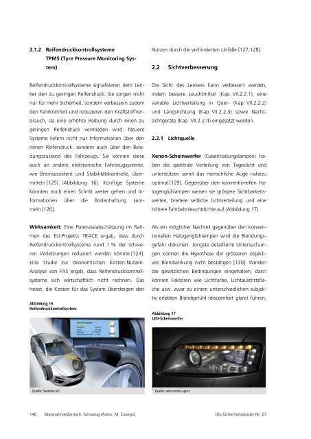 Personenwagen-Lenkende und -Mitfahrende - BfU