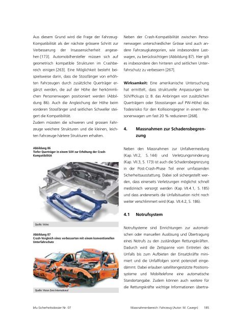 Personenwagen-Lenkende und -Mitfahrende - BfU