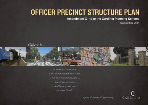 OFFICER PRECINCT STRUCTURE PLAN - Growth Areas Authority