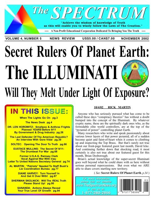 Secret Rulers Of Planet Earth Four Winds 10