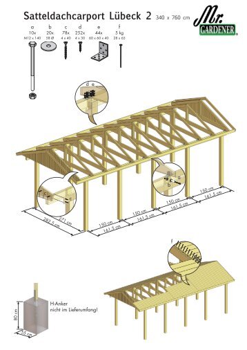 Montageanleitung - Gartenhauspark