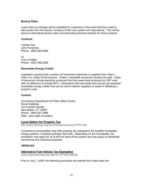 Breakthrough Technologies Institute - Fuel Cells 2000