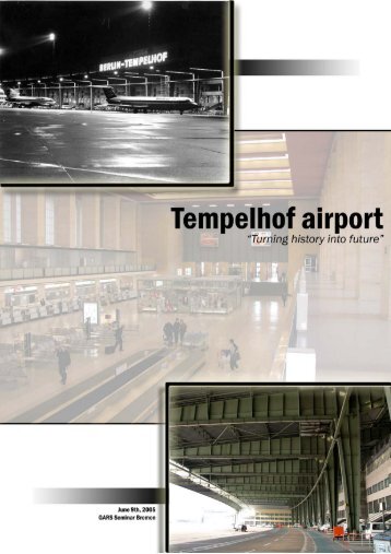 Tempelhof airport - GARS - German Aviation Research Society