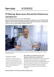 Kann man chronische Schmerzen simulieren? - Fibromyalgie ...