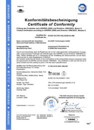 Page 1 Mitglied von ~ (f:~~ Industrie Service Zertifikat-Nr.: IS-DD1 ...