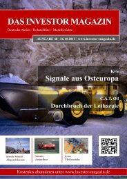 Das Investor Magazin - Ausgabe 48