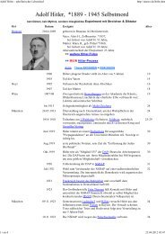 Adolf Hitler, *1889 - 1945 Selbstmord