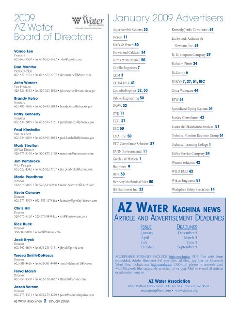 Request For Sale (Rfs 08-07) - AZ Water Association