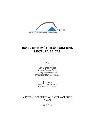 bases optométricas para una lectura eficaz.pdf - VisionDat