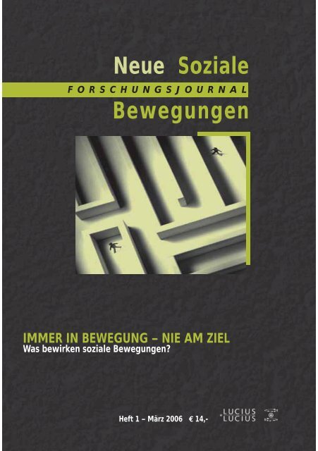 Vollversion (2.52 MB) - Forschungsjournal Soziale Bewegungen