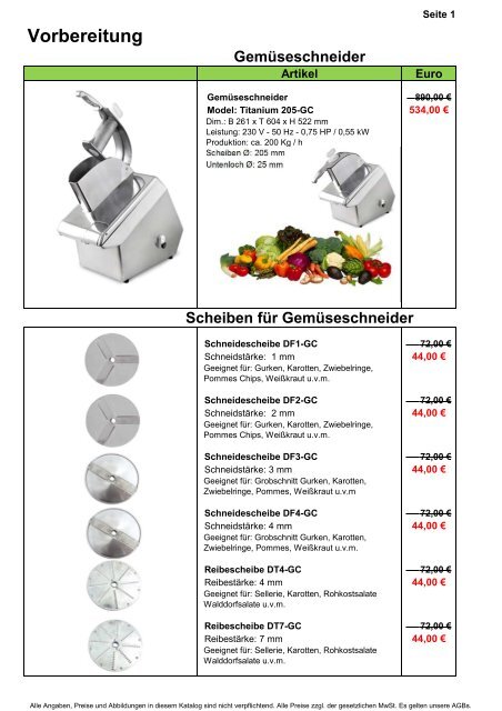 Model: Titanium 205-GC - Gastro-Ausverkauf.de