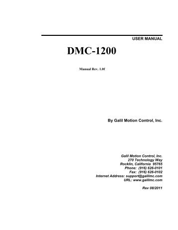 DMC-1200 - Galil