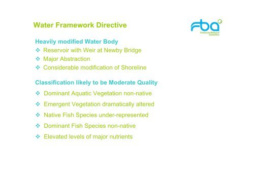 Overview of the Windermere Catchment - FreshwaterLife