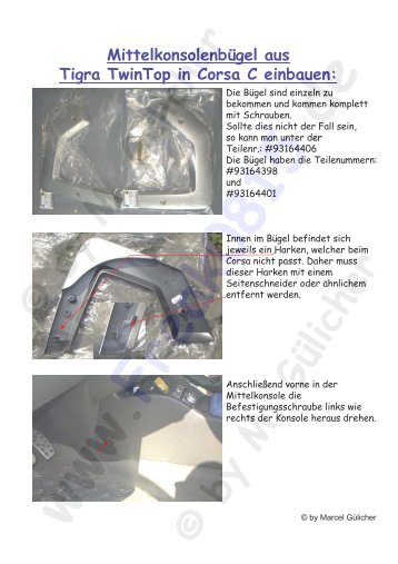 Mittelkonsolenbügel aus Tigra TwinTop nachrüsten - 2 freak.0815